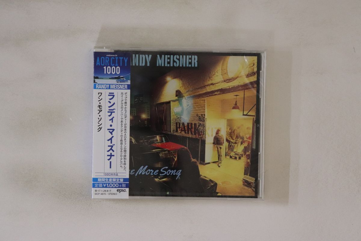 Randy Meisner One More Song CD Epic SICP4870 Unopened | Japansoundstore