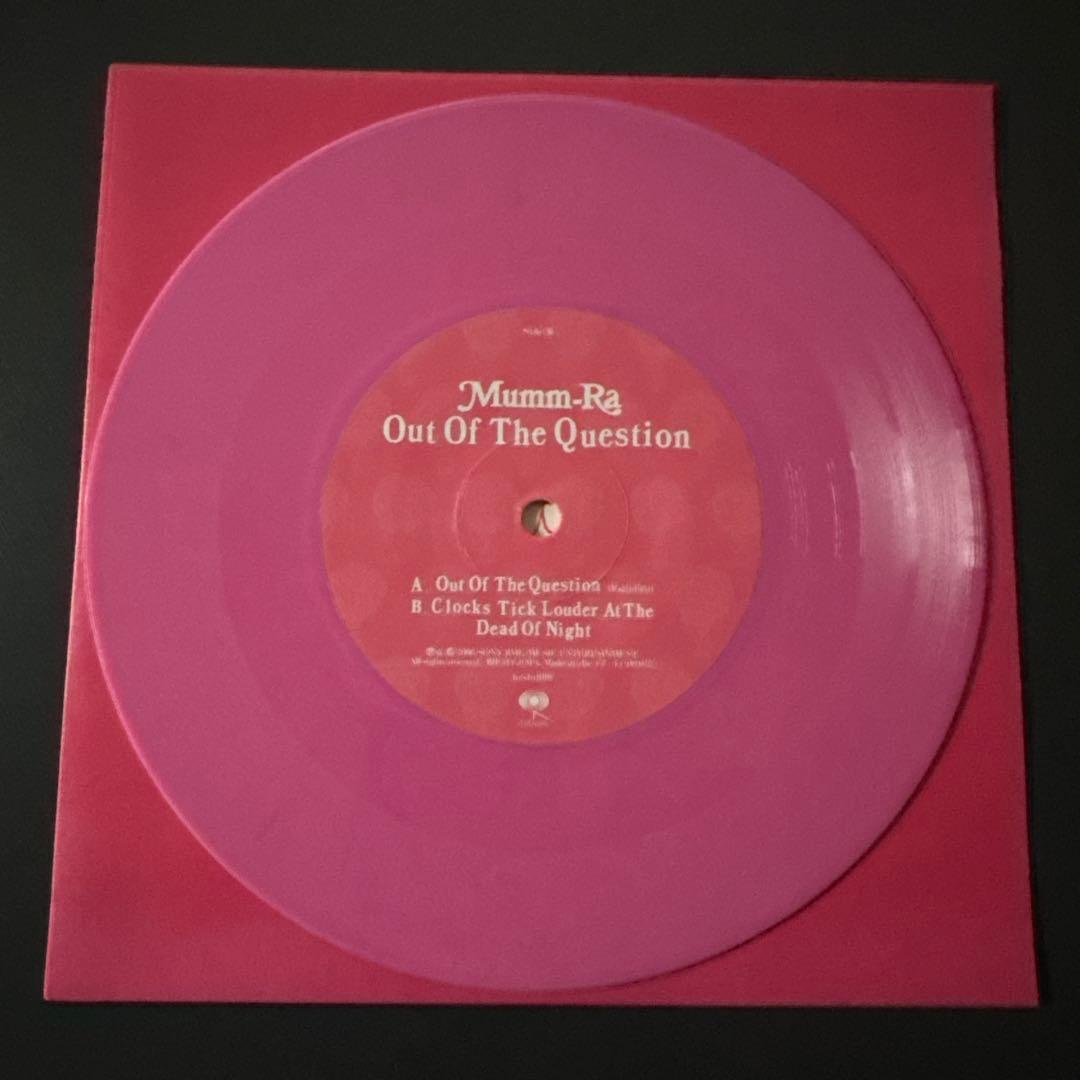 Mumm-Ra - Out Of The Question 7" Vinyl Single, Pink Colored Wax, Indie Rock