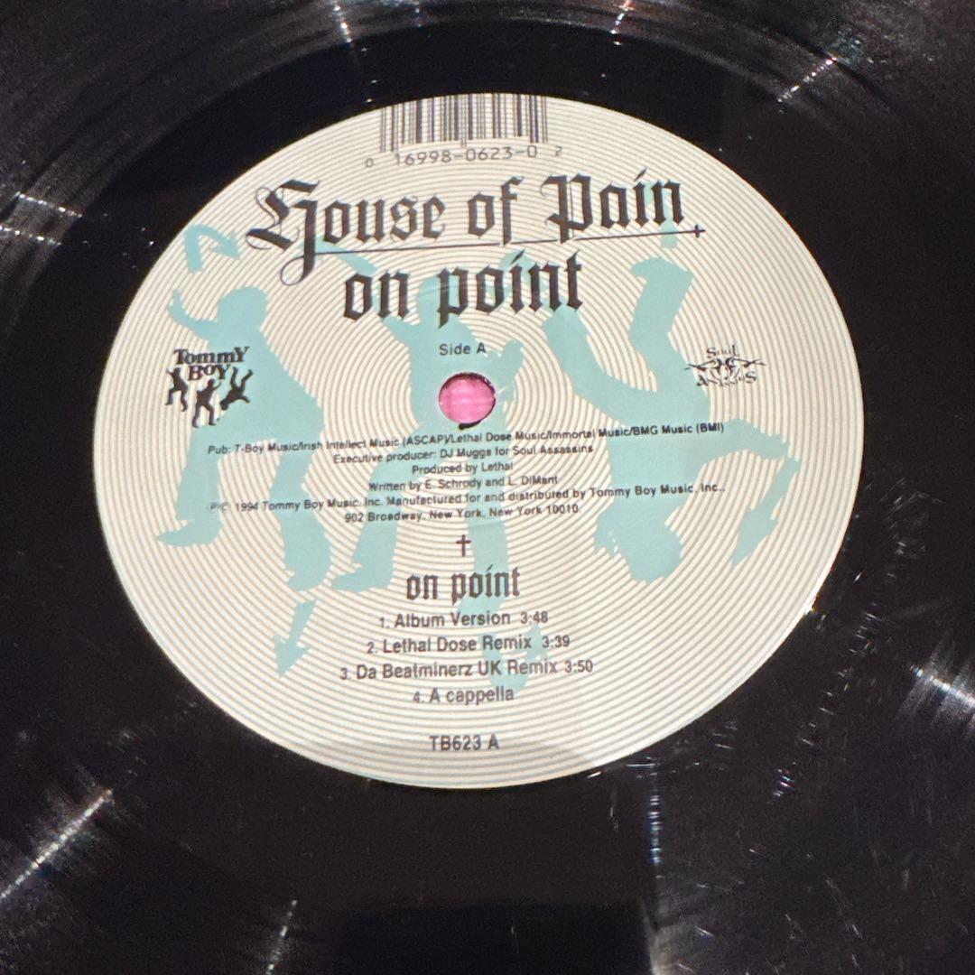 House of Pain - On Point 12" Vinyl 1994 Tommy Boy Hip Hop Single