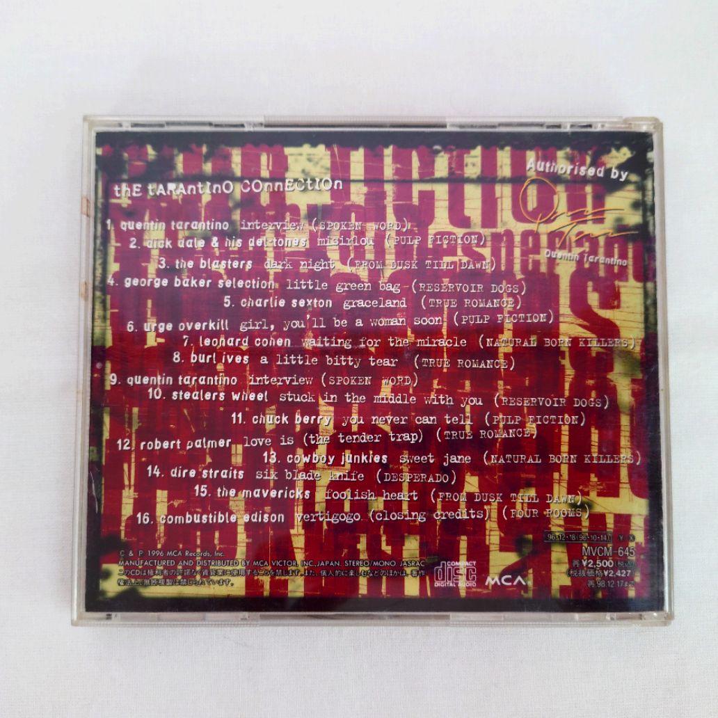 The Tarantino Connection CD Soundtrack Compilation Japan Press 1996