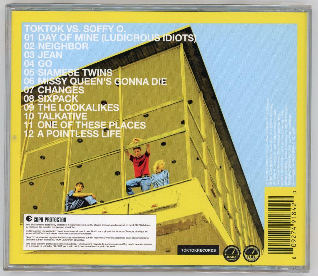 Toktok vs. Soffy O. Self-Titled CD 2002 Electroclash Germany Pressing