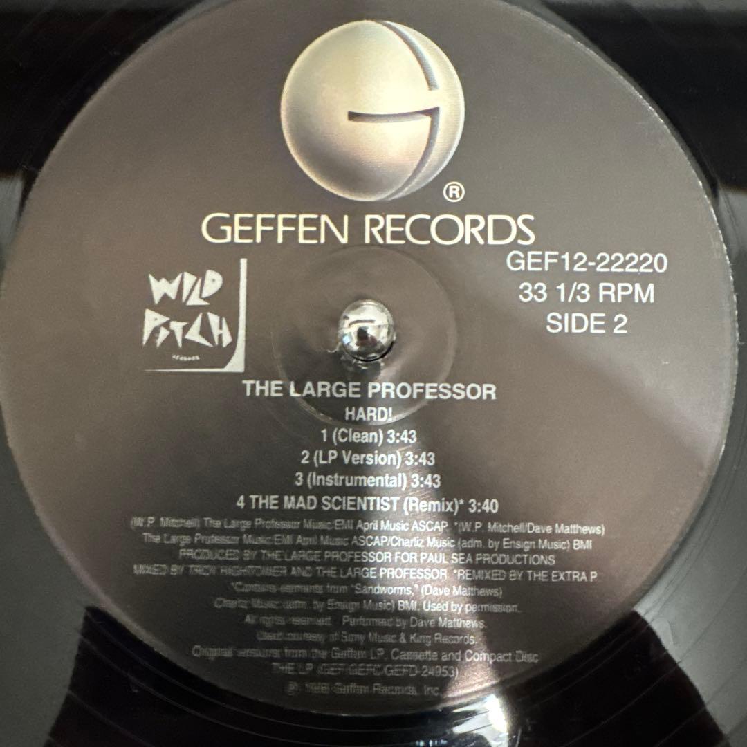 Large Professor - I Juswannachill / Hard! 12" Vinyl 1996 Hip Hop Classic
