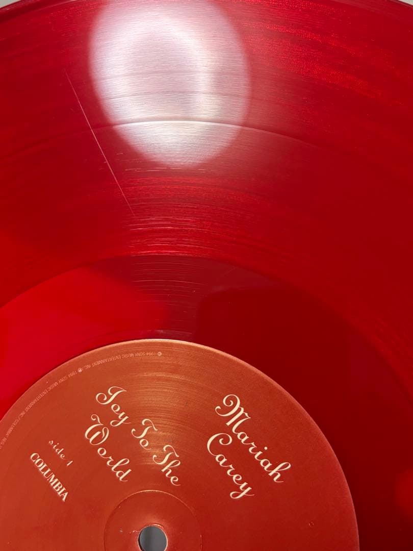 Mariah Carey Joy To The World 12" Red Vinyl Promo EP 1994 US Rare House Remix