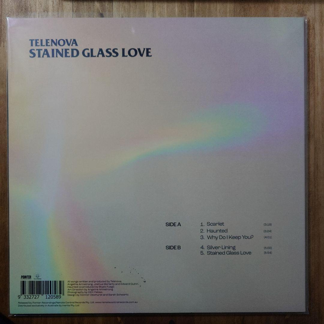Telenova - Stained Glass Love EP Vinyl Autographed Signed Indie Pop Record Japan