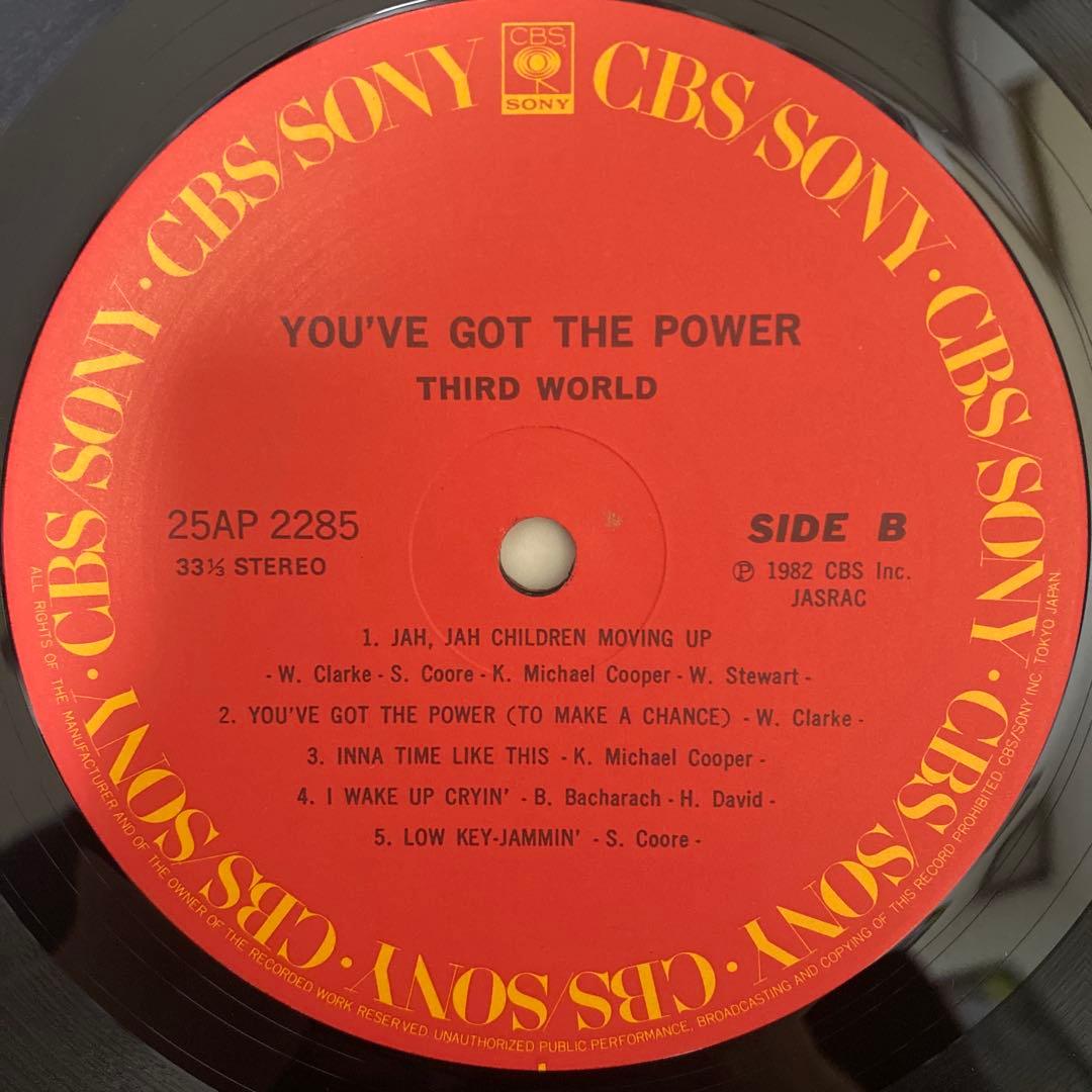 Third World - You've Got The Power LP Japan Original Reggae Stevie Wonder Vinyl