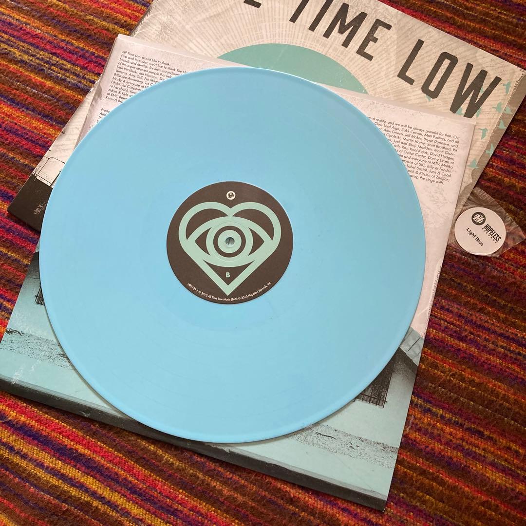 All Time Low - Future Hearts LP Light Blue Vinyl Record Pop Punk Hopeless