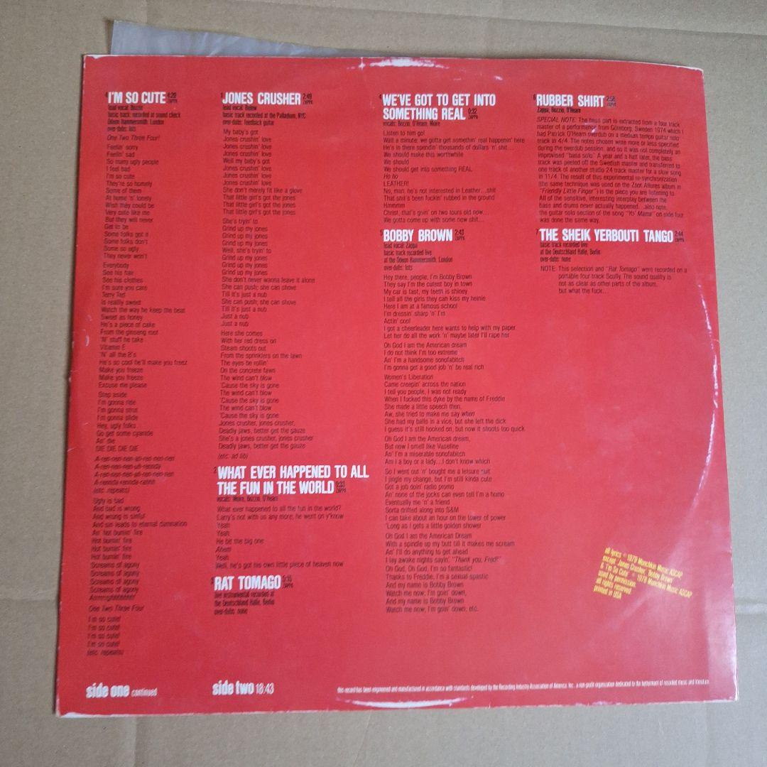Frank Zappa - Sheik Yerbouti, 1979 Japanese 2LP Vinyl, CBS/Sony, Gatefold, Rare