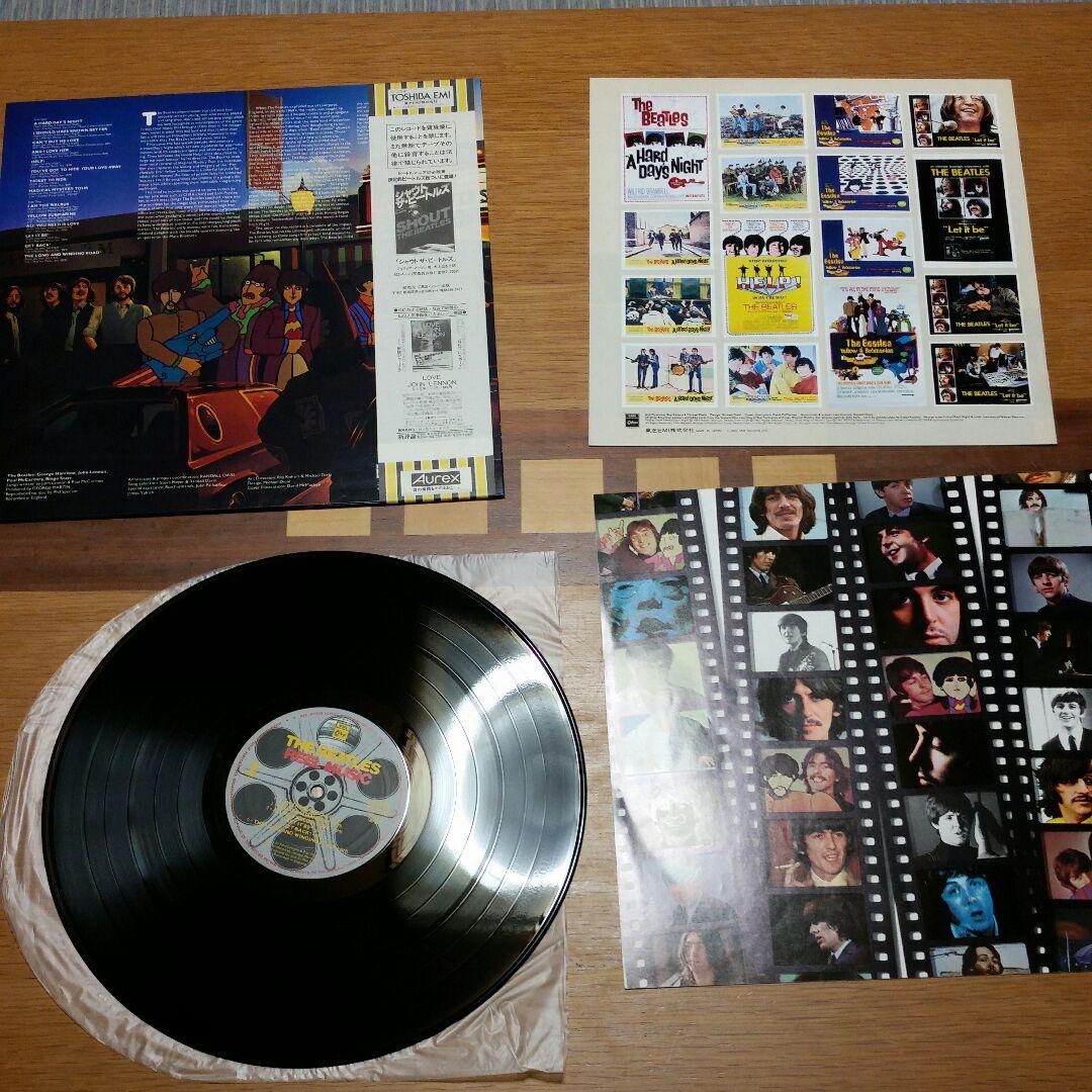 The Beatles - Reel Music Vinyl LP Japan EAS-81480 Obi Booklet 20th Anniversary