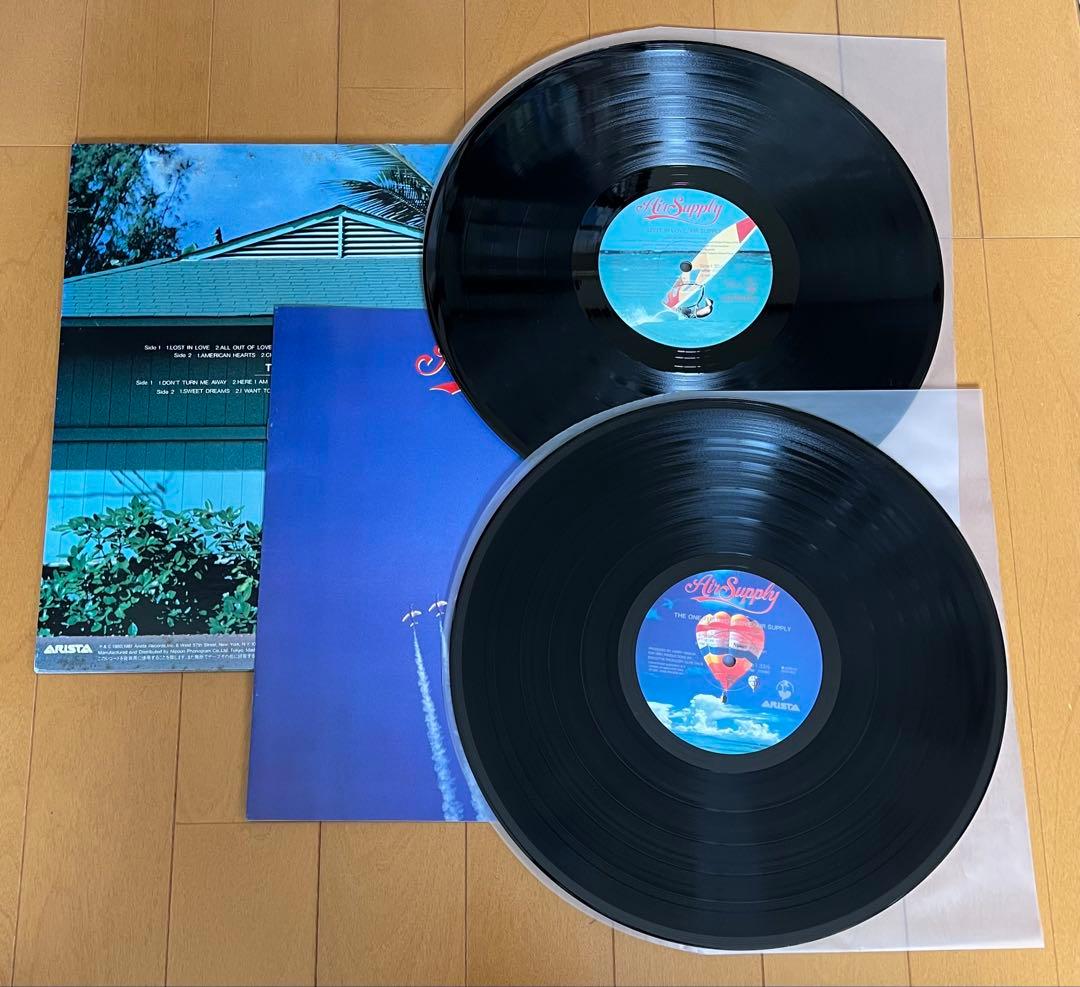Air Supply Double Platinum 2LP Japan Obi Soft Rock Pop Vinyl Record 20RS-21~22