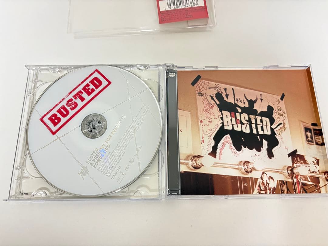 Busted - A Present for Everyone CD+DVD Japan Press with OBI Limited Edition