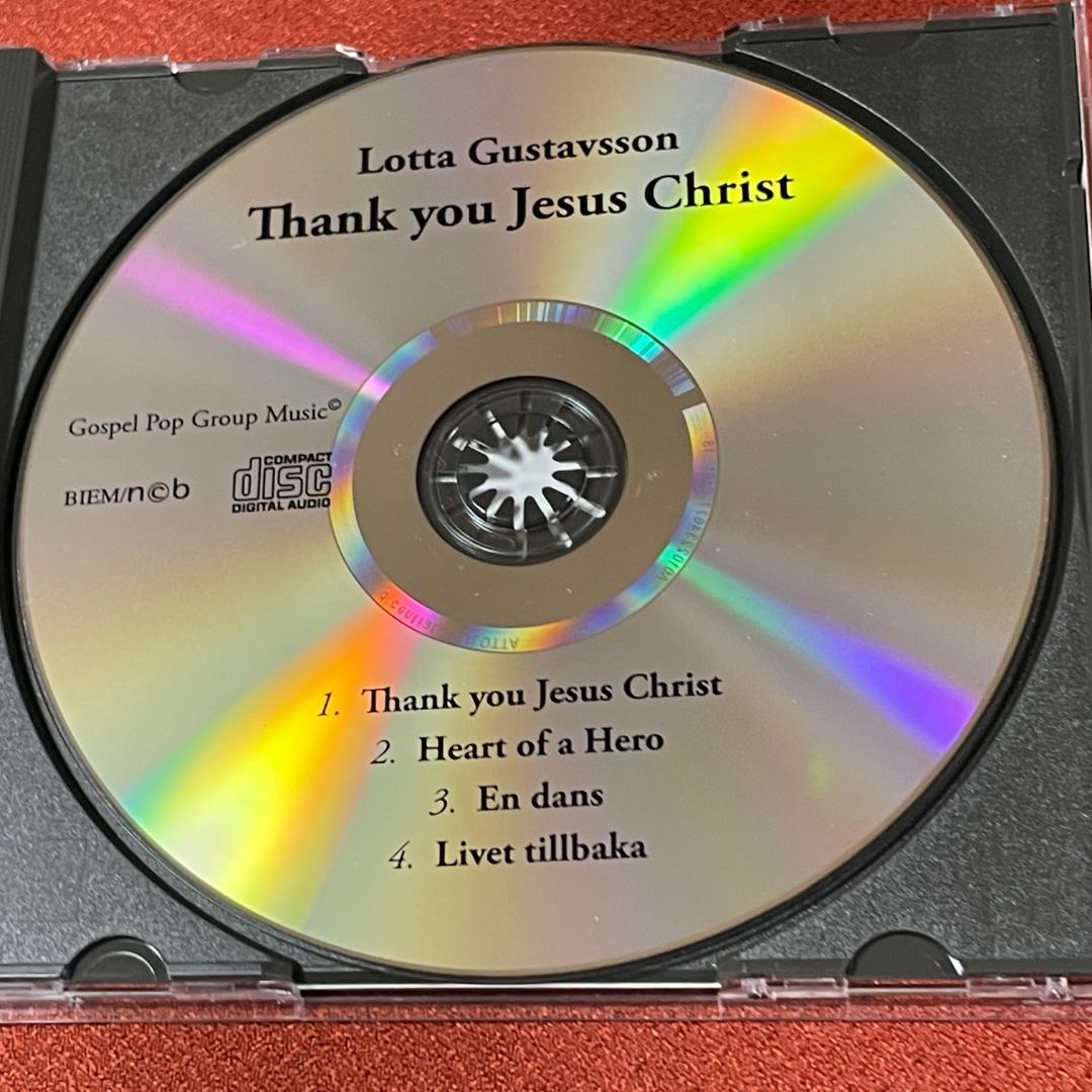 Lotta Gustavsson Thank You Jesus Christ CD 2003 Limited 300 Made Melodic AOR
