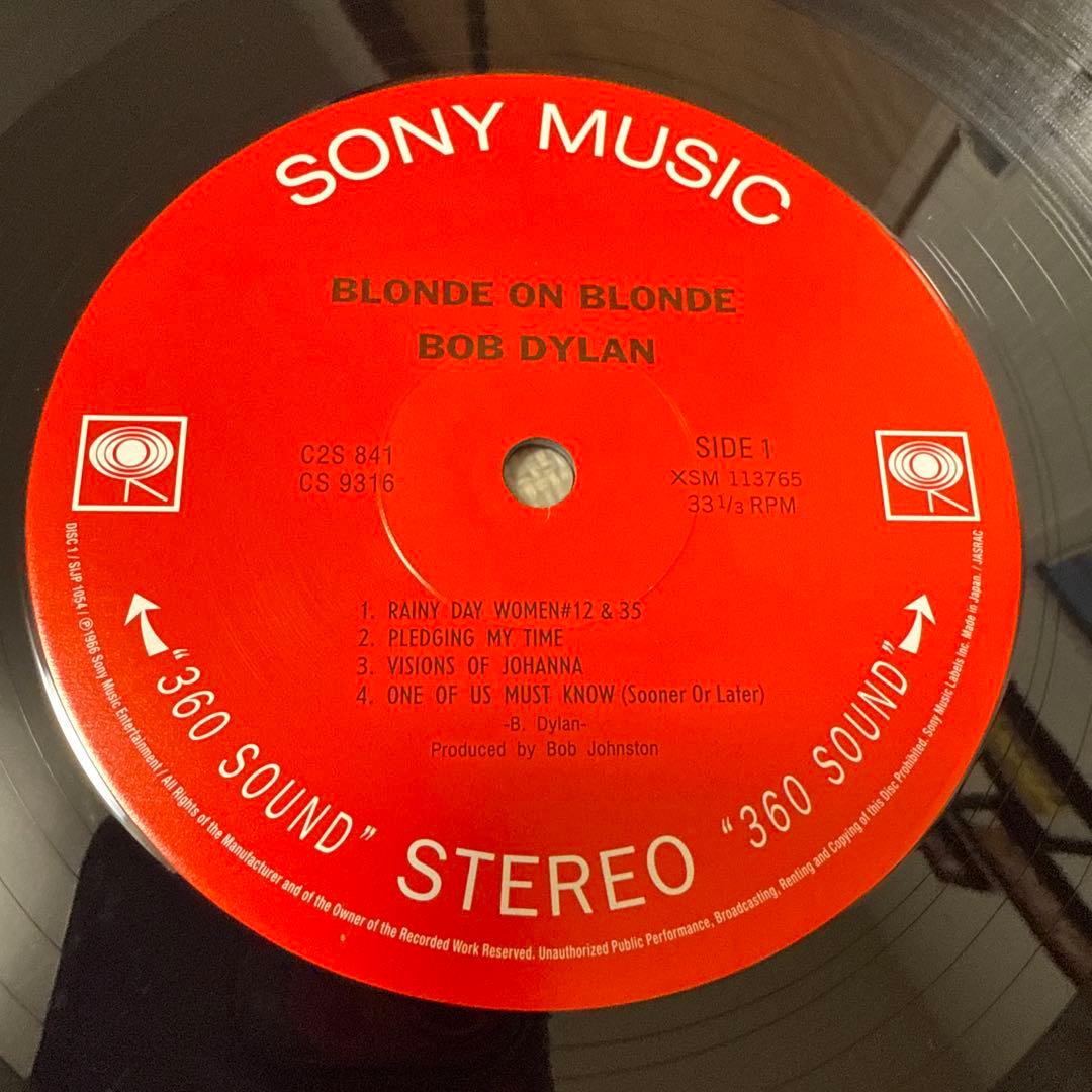 Bob Dylan - Blonde on Blonde 2LP Japan Vinyl Reissue Obi Insert 180g Pressing