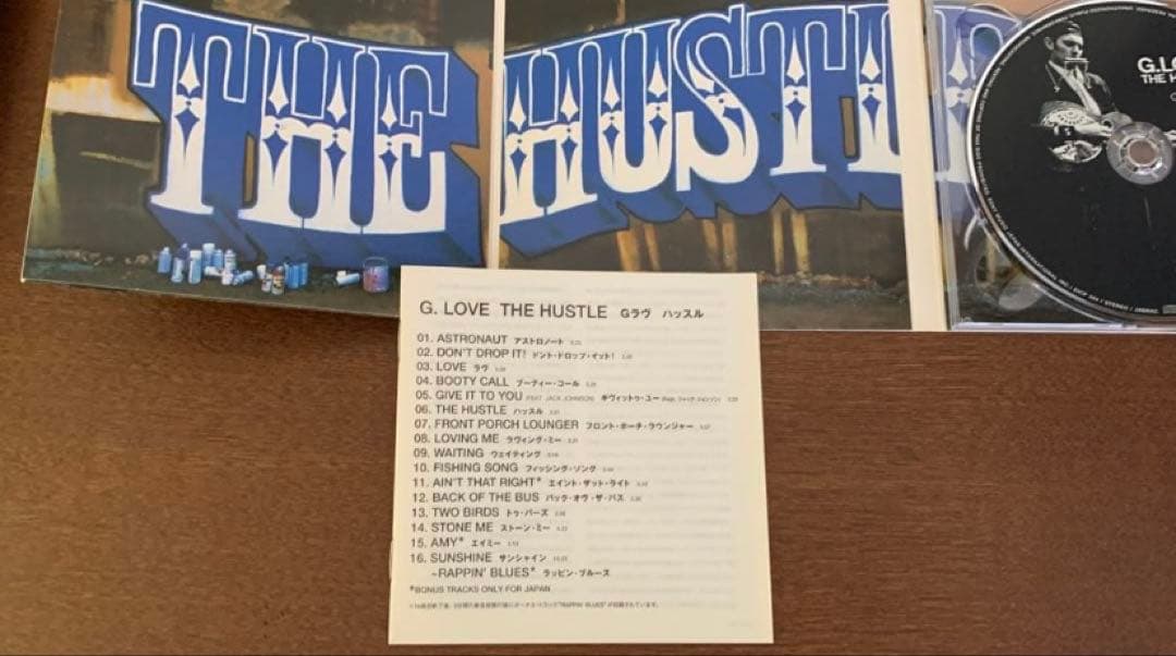 G. Love - The Hustle CD Japan Press Limited Edition Bonus Tracks Jack Johnson
