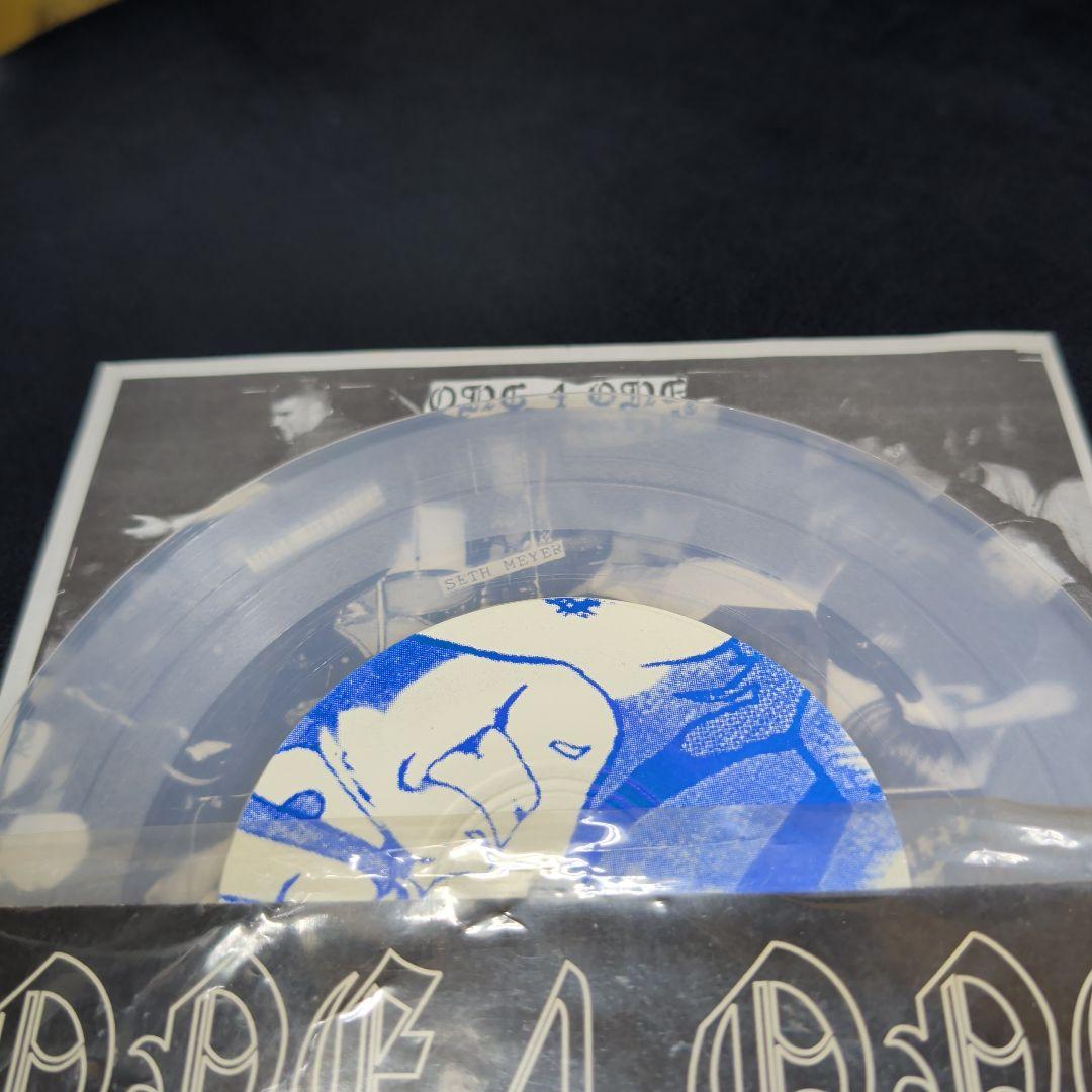 ONE 4 ONE - I Won't Lose 7" Clear Vinyl NJHC Hardcore Stillborn Records