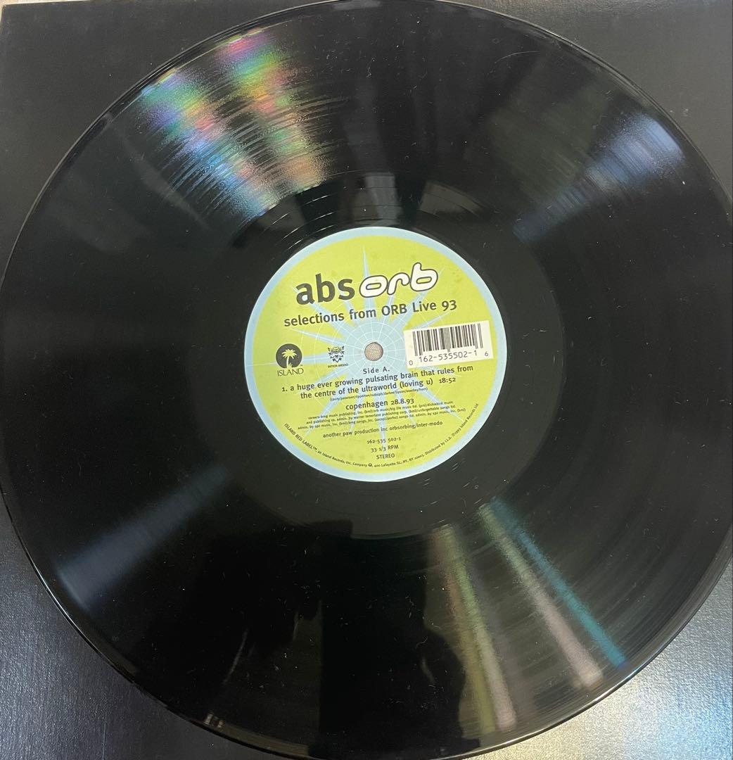 The Orb - Absorb: Selections From ORB Live 93 LP Vinyl Electronic Ambient