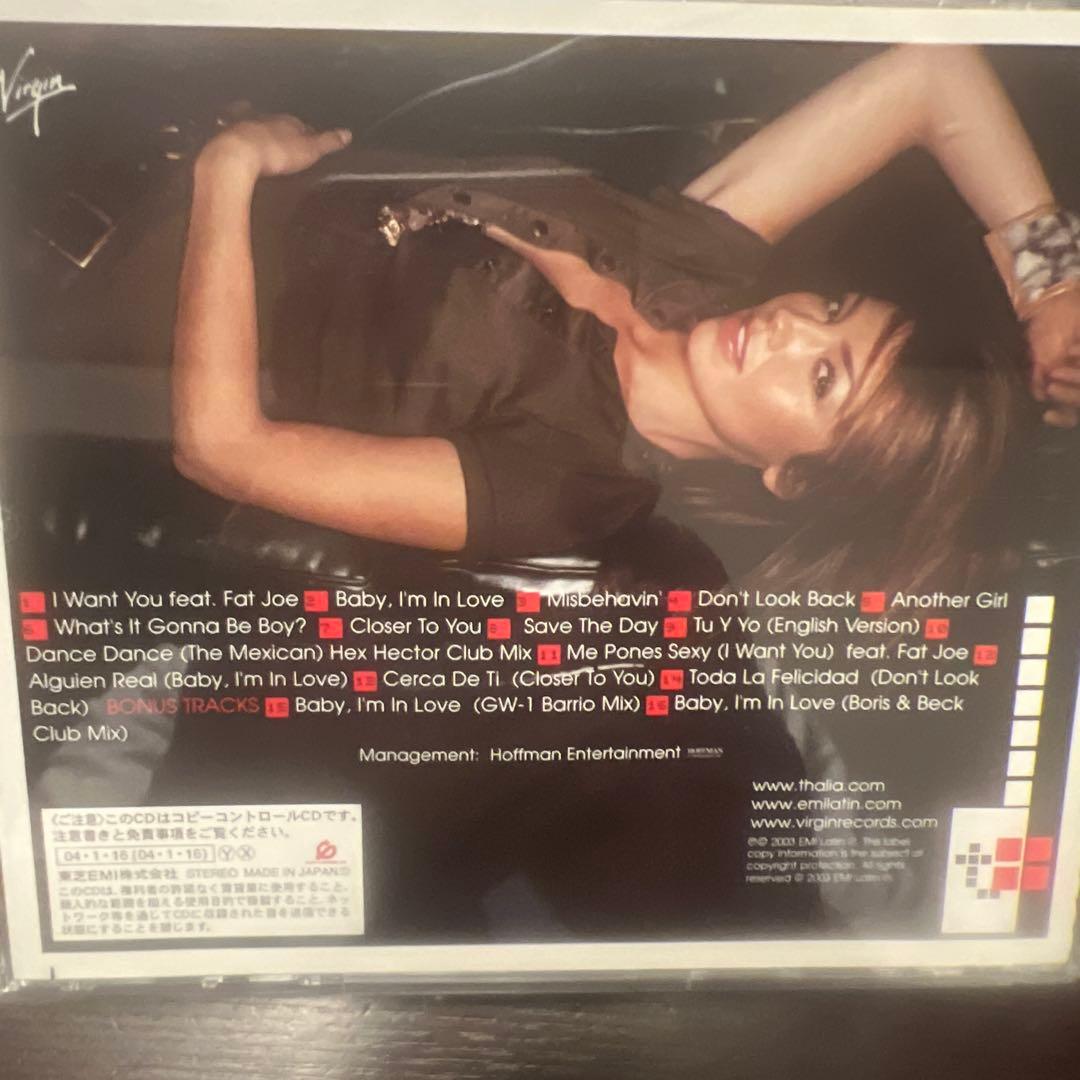 Thalia Self-Titled CD Album Japan Press 2003 Limited Edition Pop Star Import