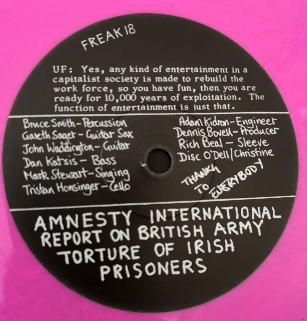 The Pop Group - We Are All Prostitutes 7" Vinyl Pink Color Limited Edition