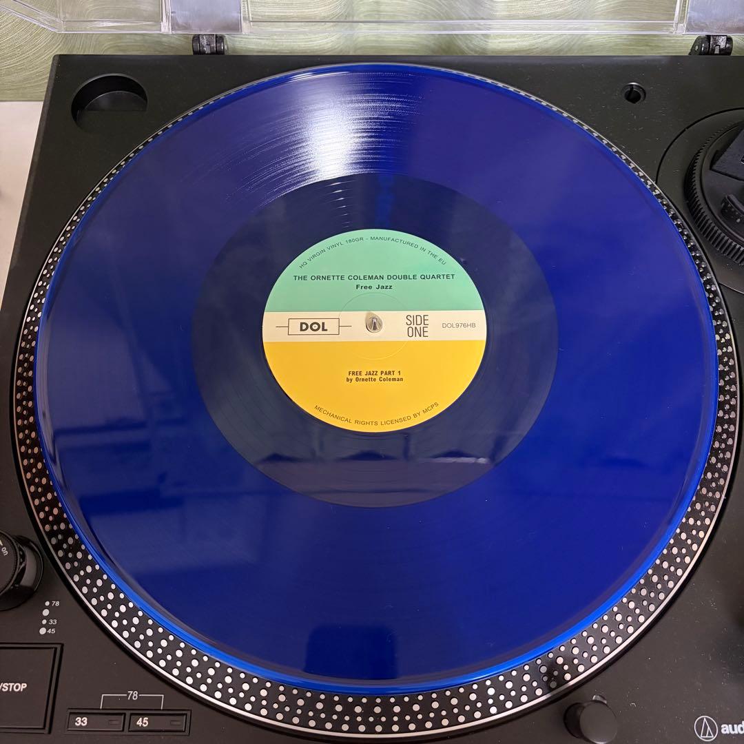 Ornette Coleman Free Jazz Vinyl LP Blue Vinyl 180g Audiophile Edition