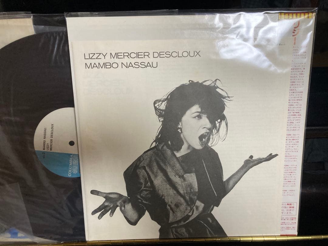 Lizzy Mercier Descloux Mambo Nassau LP Japan Original w/ Obi Post-Punk No Wave