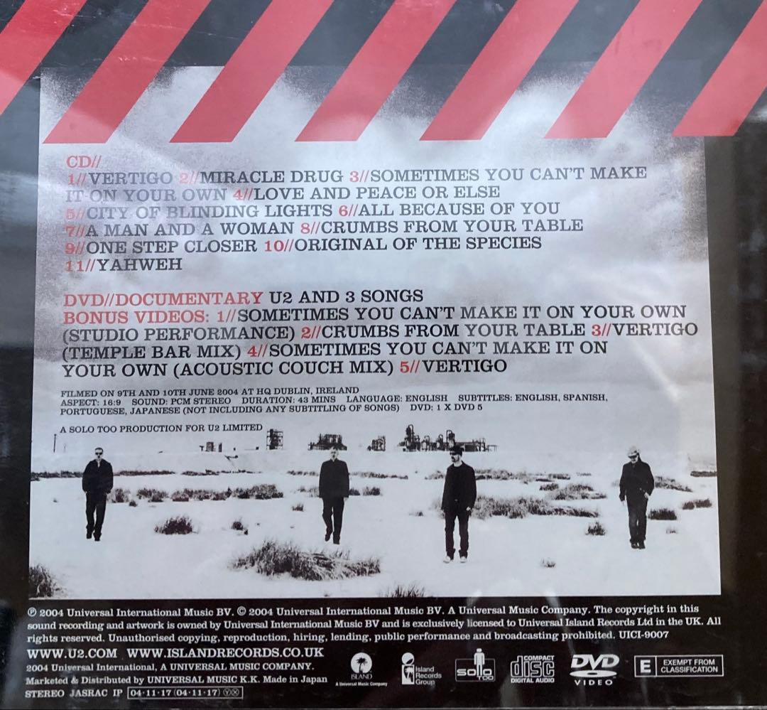 U2 - How to Dismantle an Atomic Bomb CD+DVD Japan Press 2004 Limited Edition