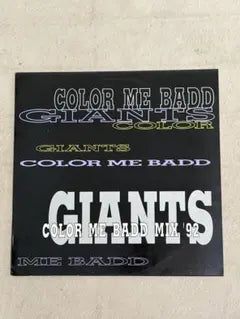 GIANTS Color Me Badd Mix '92 Japan 12" Vinyl Record R&B Dance 1992