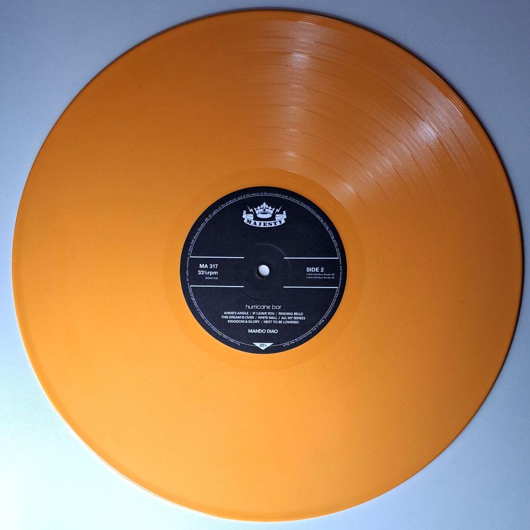 Mando Diao - Hurricane Bar LP (2004) Limited Edition Orange Vinyl Sweden Import