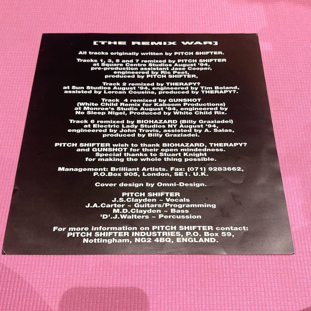 Pitch Shifter vs Biohazard - The Remix War Vinyl 12" LP Industrial Metal Hardcor