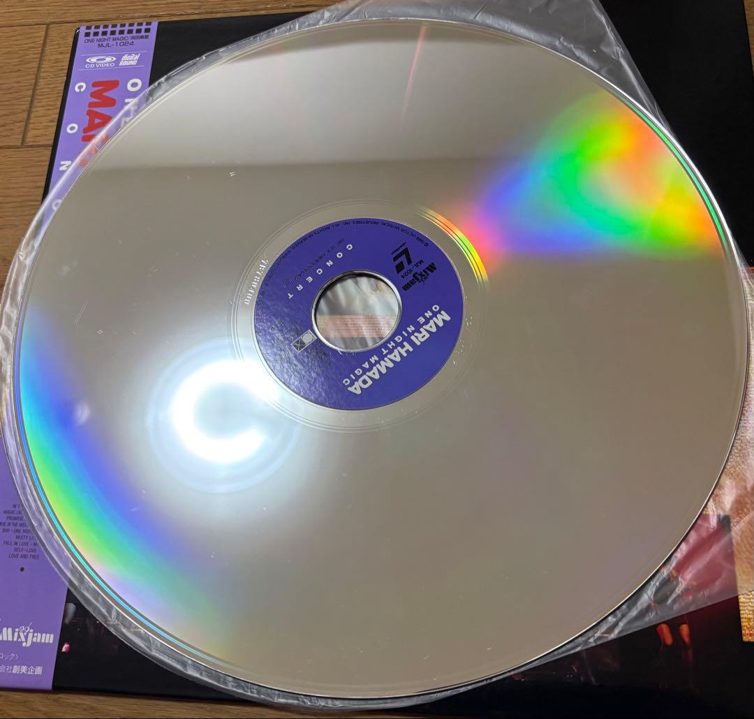 Mari Hamada One Night Magic LaserDisc 1988 Japan Live Concert Obis Included