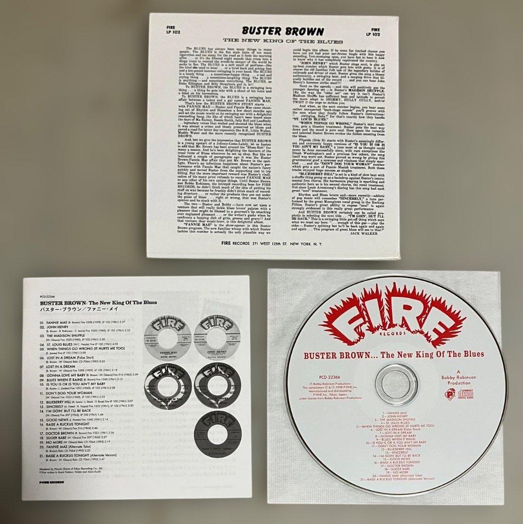 Buster Brown The King of the Blues CD Japan Press 2013 Remaster with OBI