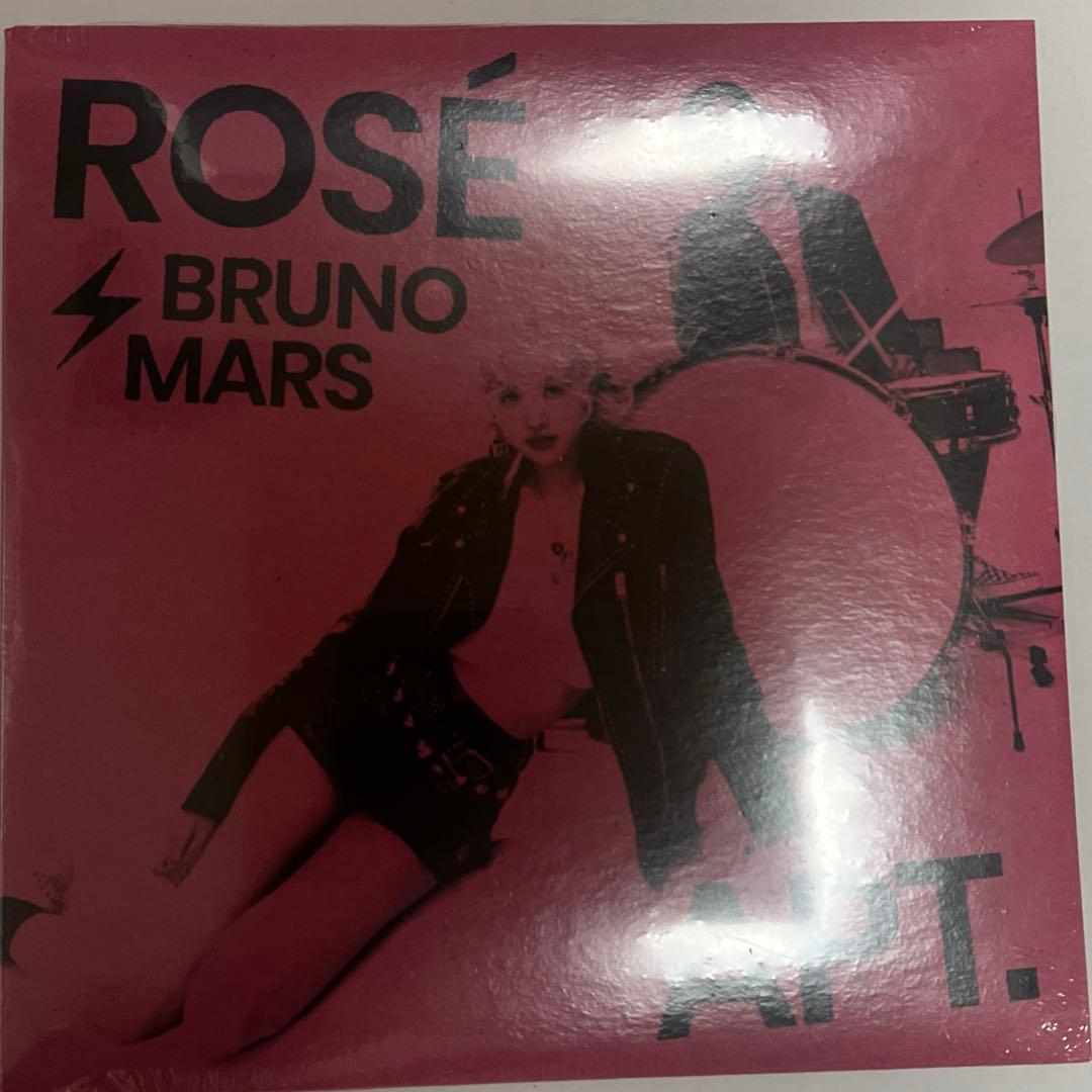 ROSÉ & BRUNO MARS APT. 7-inch Pink Vinyl Single Record