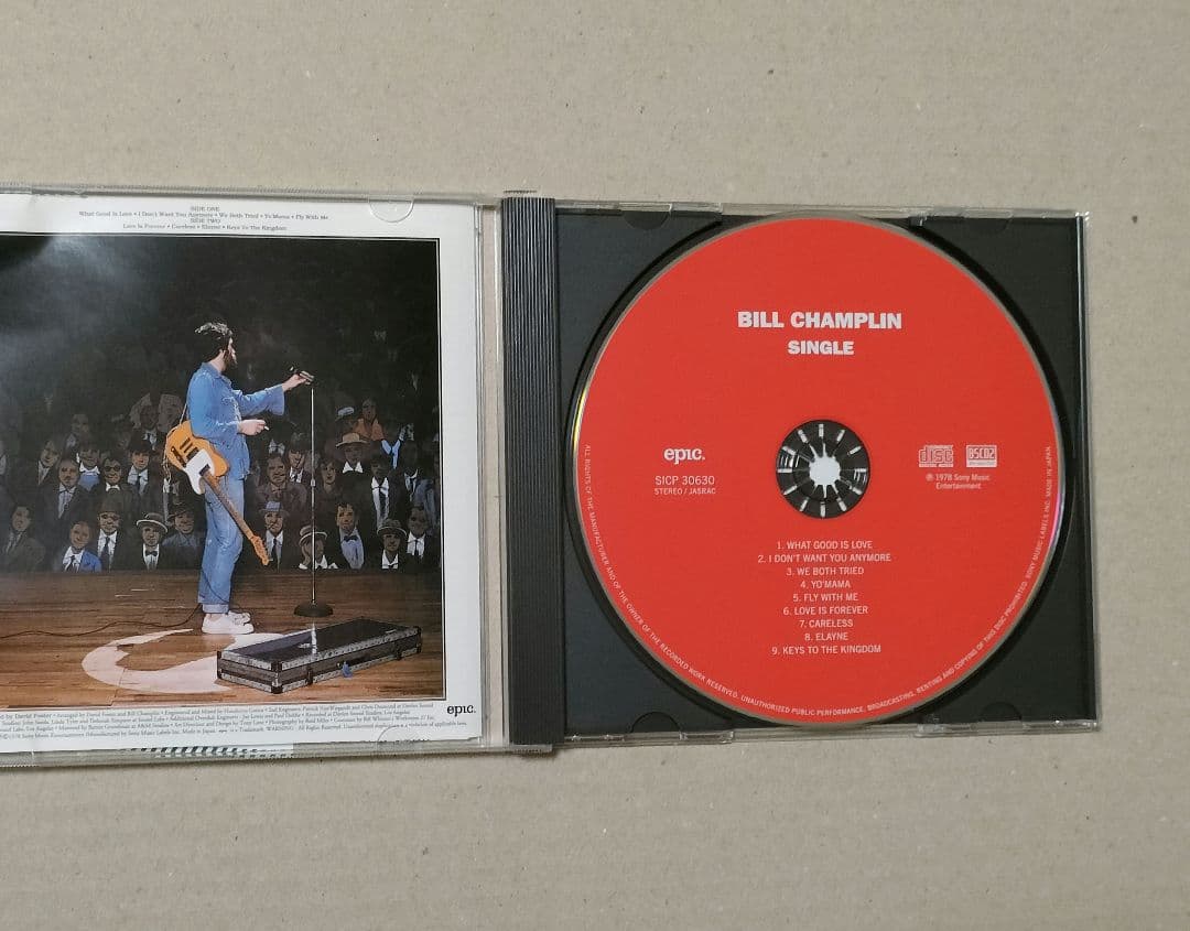 Bill Champlin Single CD Japan Press Blu-spec CD2 with OBI Limited Edition 2014
