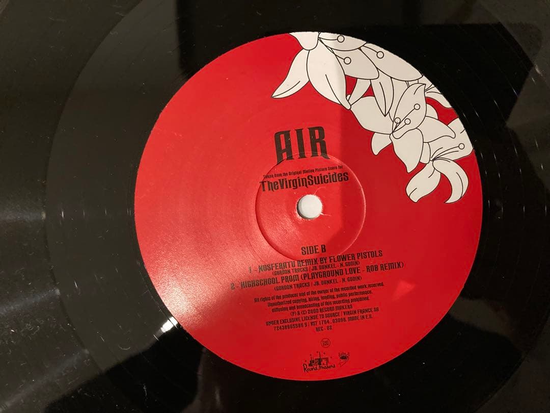 Air - Playground Love 12" Vinyl The Virgin Suicides Soundtrack Record