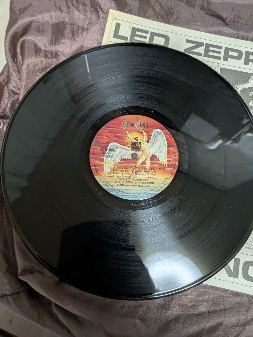 Led Zeppelin - Presence LP 1976 Japan Pressing P-10160N Hard Rock Vinyl