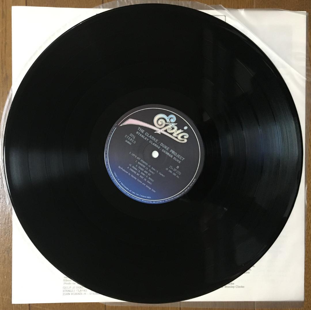 Stanley Clarke & George Duke - The Clarke/Duke Project LP Japan Vinyl Record