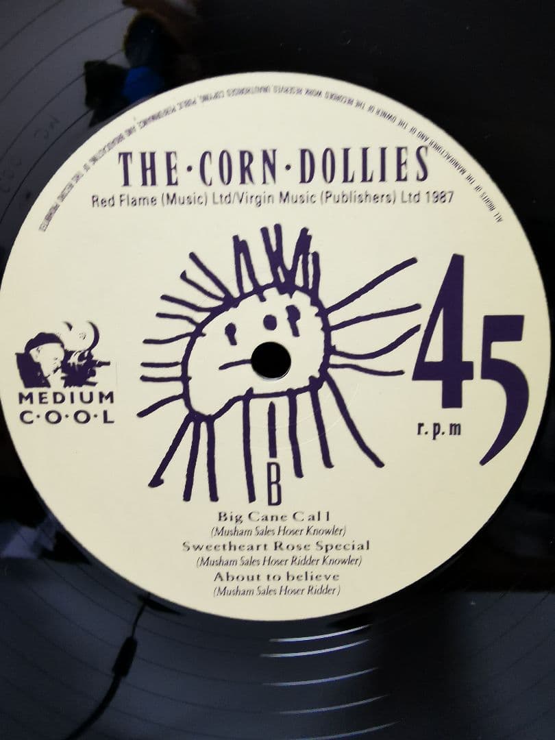 The Corn Dollies - Forever Steven - 12" Vinyl EP 1987 UK Indie Pop w/ Badge