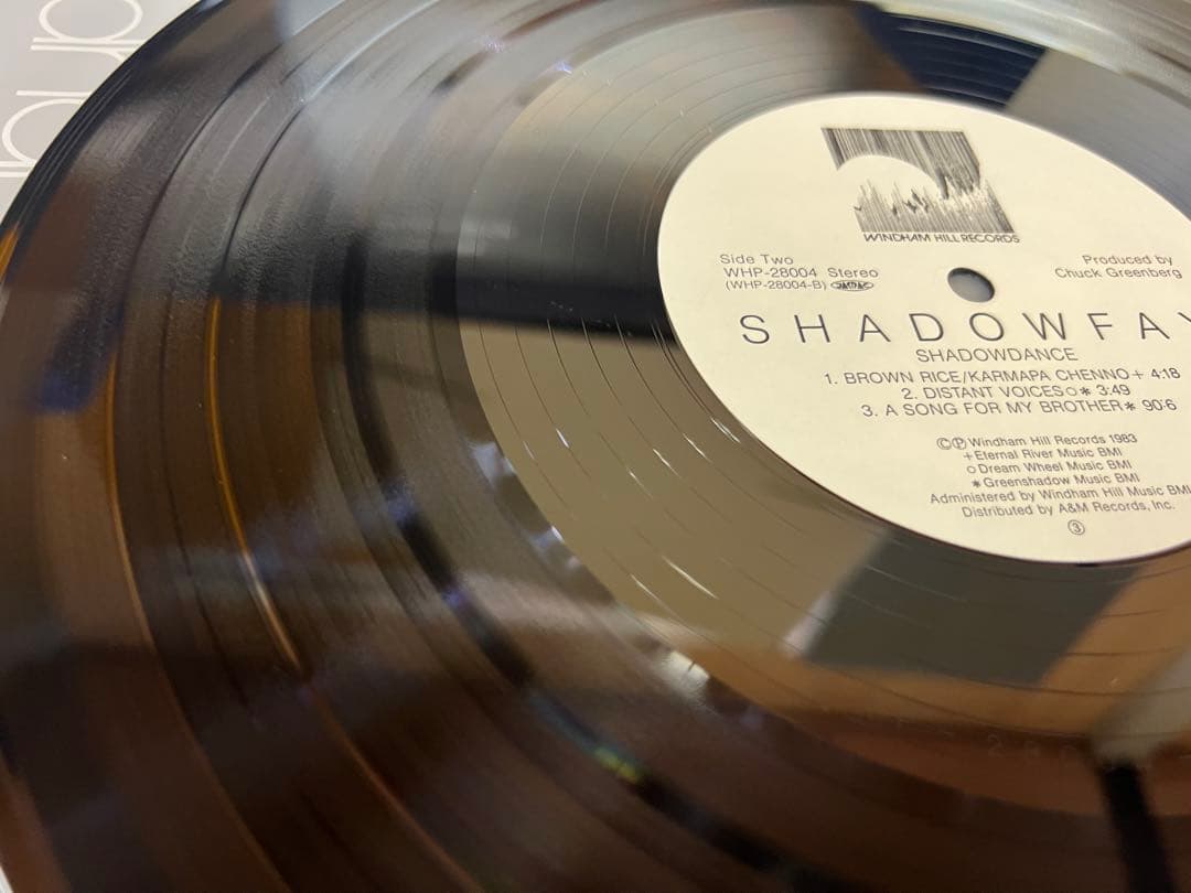 Shadowfax - Shadowdance LP Vinyl 1983 Japan Windham Hill WHP-28004 Obi Included