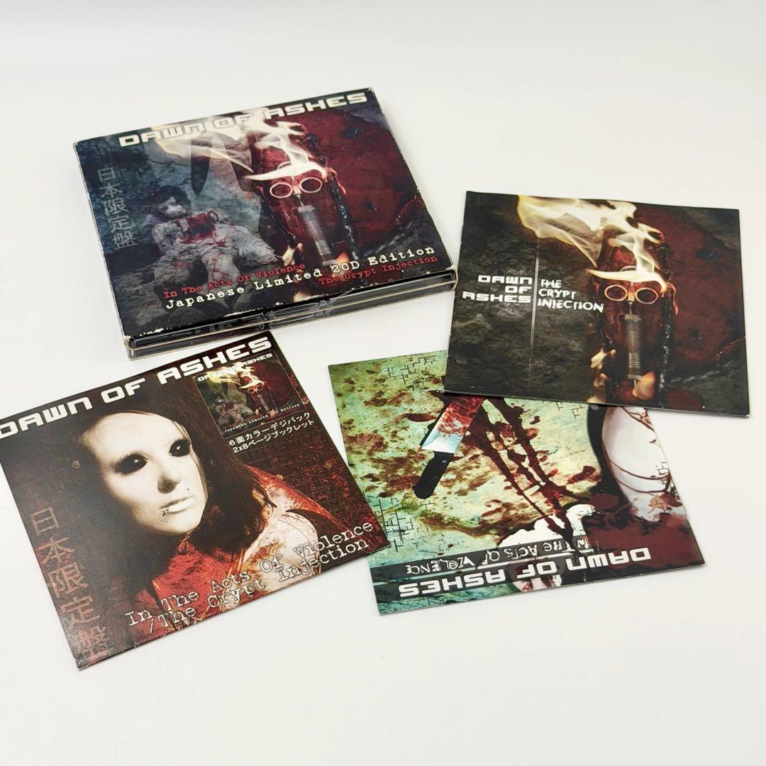 Dawn of Ashes In The Acts Of Violence / The Crypt Injection 2CD Japan Limited