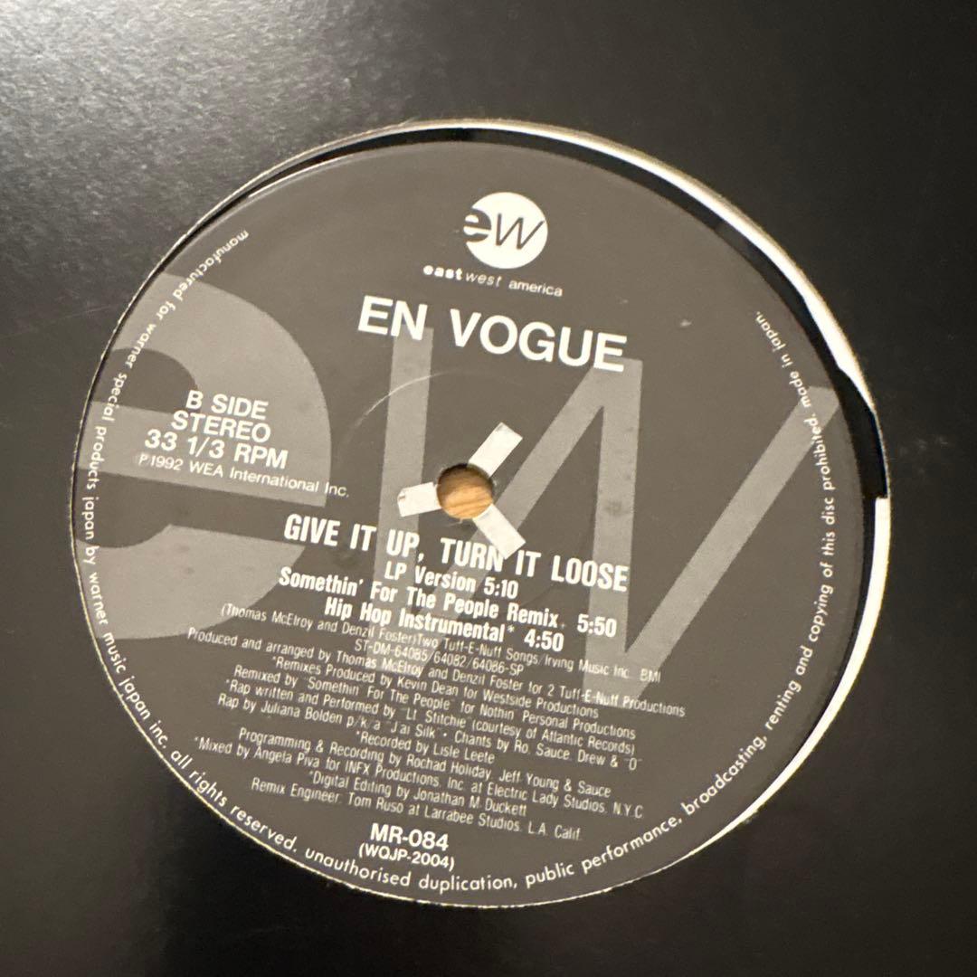 En Vogue - Give It Up, Turn It Loose 12" Vinyl Single Japan 1992
