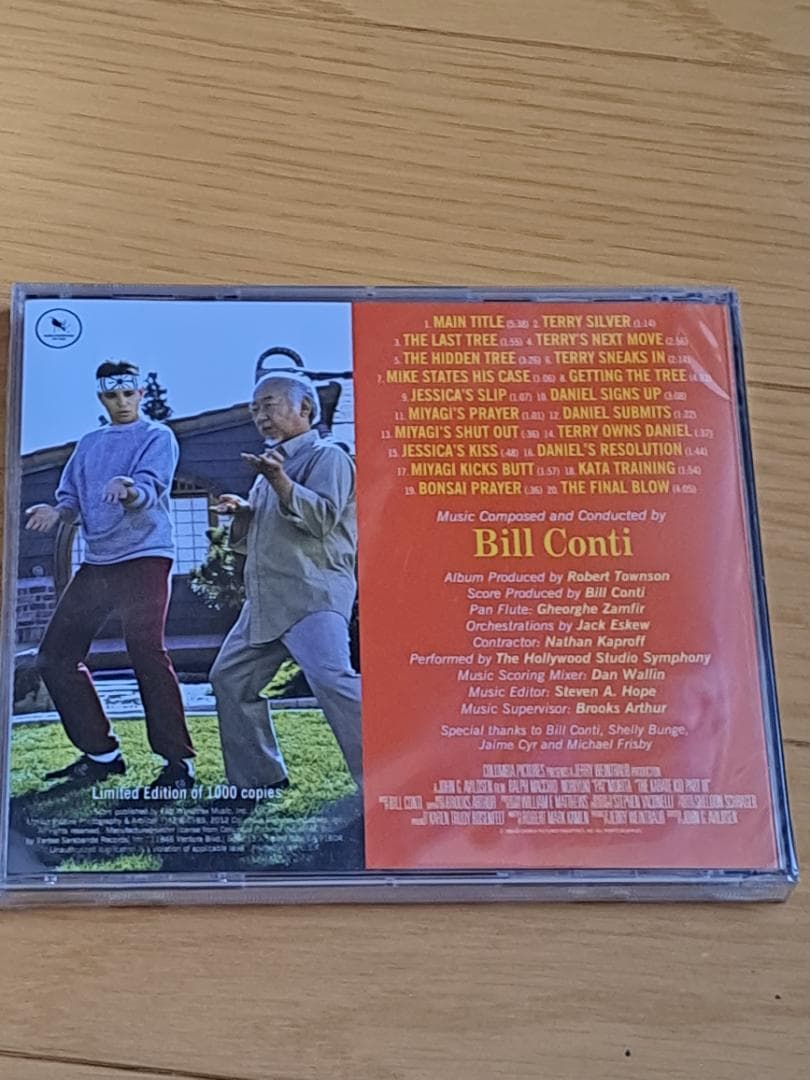 Bill Conti - The Karate Kid Part III Original Score CD Limited Edition 1000