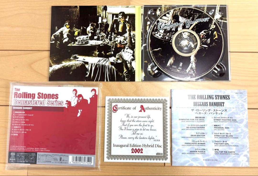 The Rolling Stones Beggars Banquet Japan CD Digipak Remastered with OBI 2002
