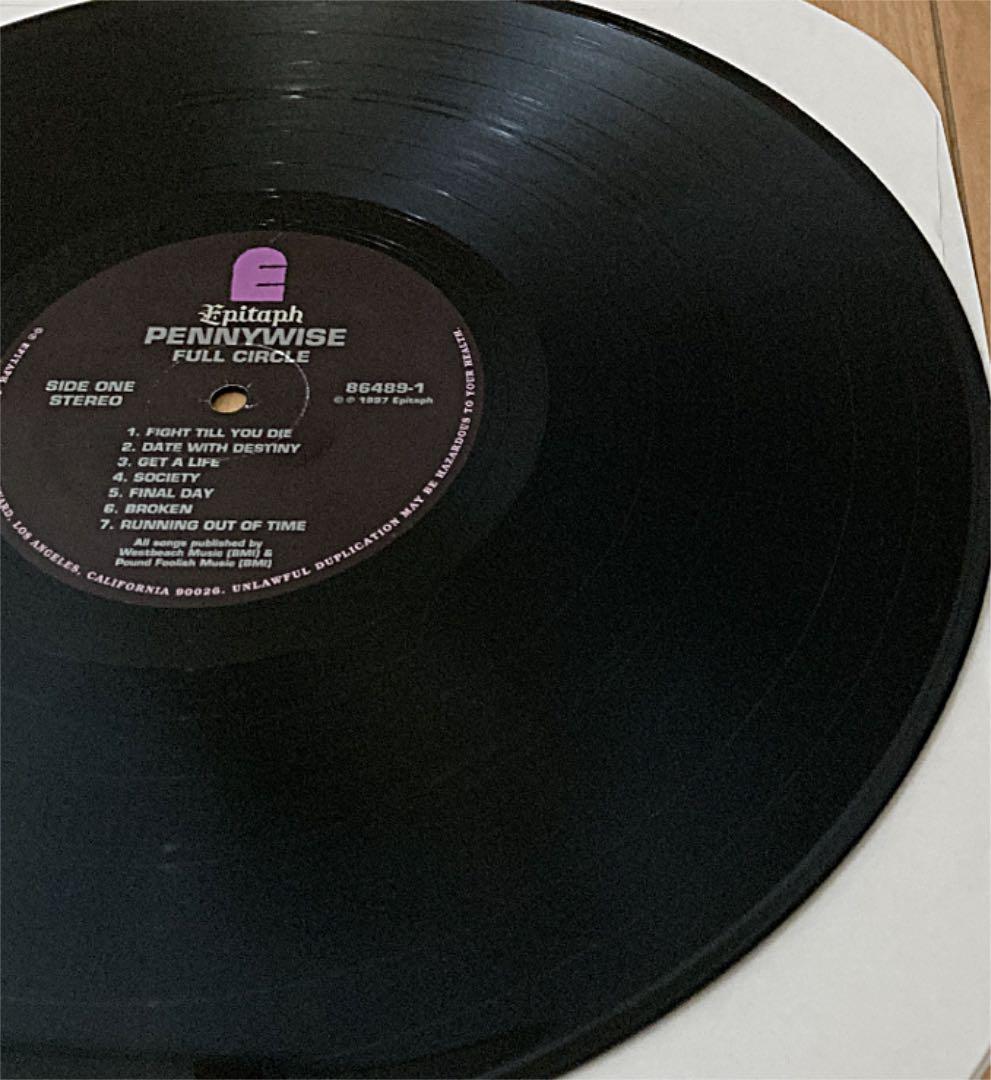 PENNYWISE Full Circle LP 1997 Original Epitaph Pressing Vinyl Punk Rock