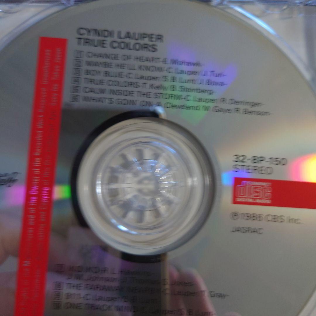 Cyndi Lauper - True Colors - CD Album, Japan 1986, 32-8P-150