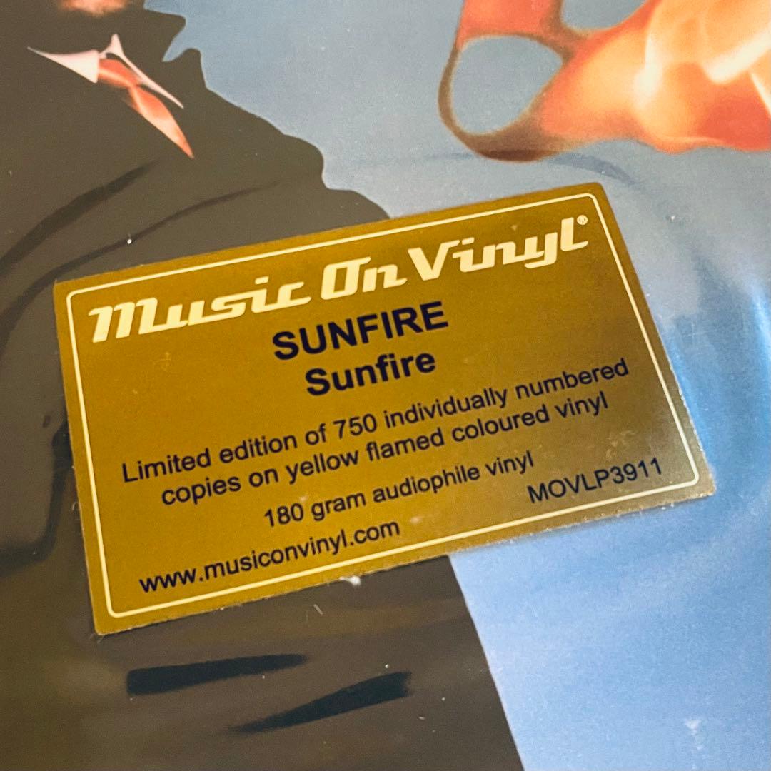 Sunfire - Sunfire Limited Numbered Edition Yellow Vinyl LP 1982 Soul Reissue