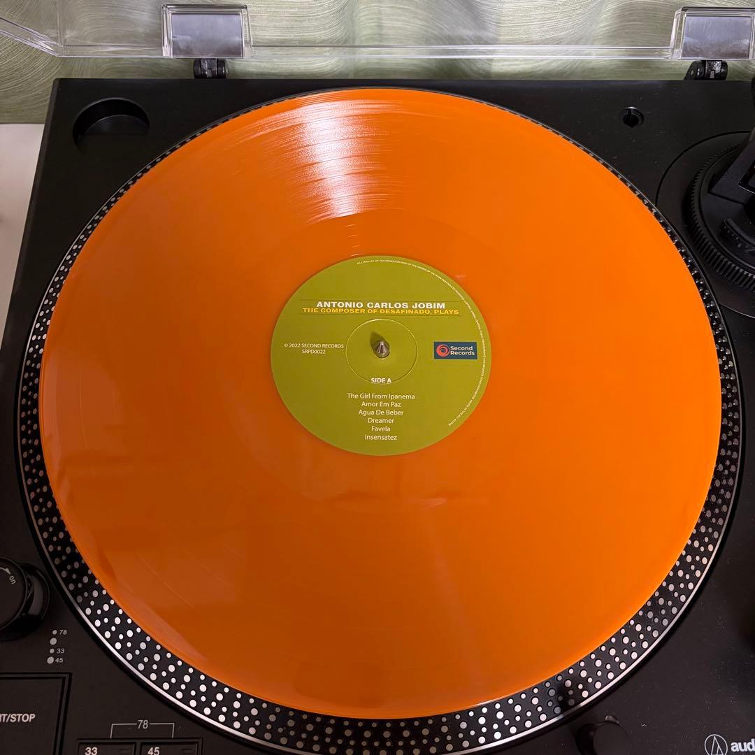 Antonio Carlos Jobim The Composer of Desafinado, Plays Orange Vinyl LP Record