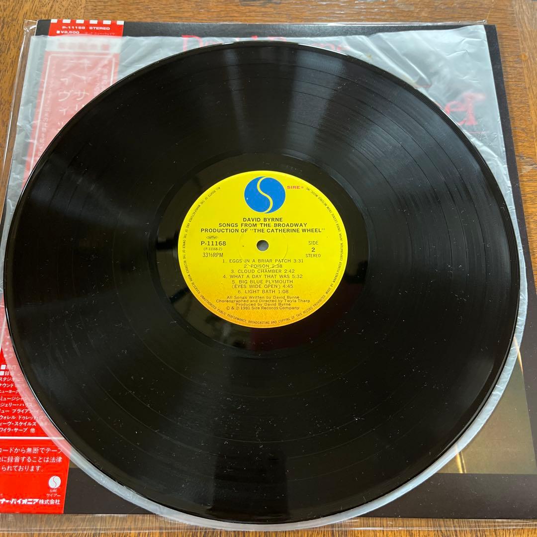 David Byrne - The Catherine Wheel Vinyl LP Japan P-11168 w/ Obi Talking Heads