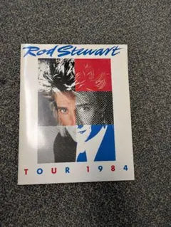Rod Stewart Tour 1984 Official Japan Tour Photo Book Rare Vintage Music Memory