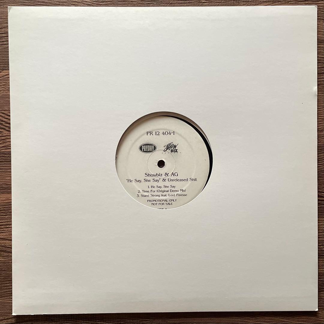 Showbiz & AG - He Say, She Say & Unreleased Shit 12" Vinyl Promo Hip Hop