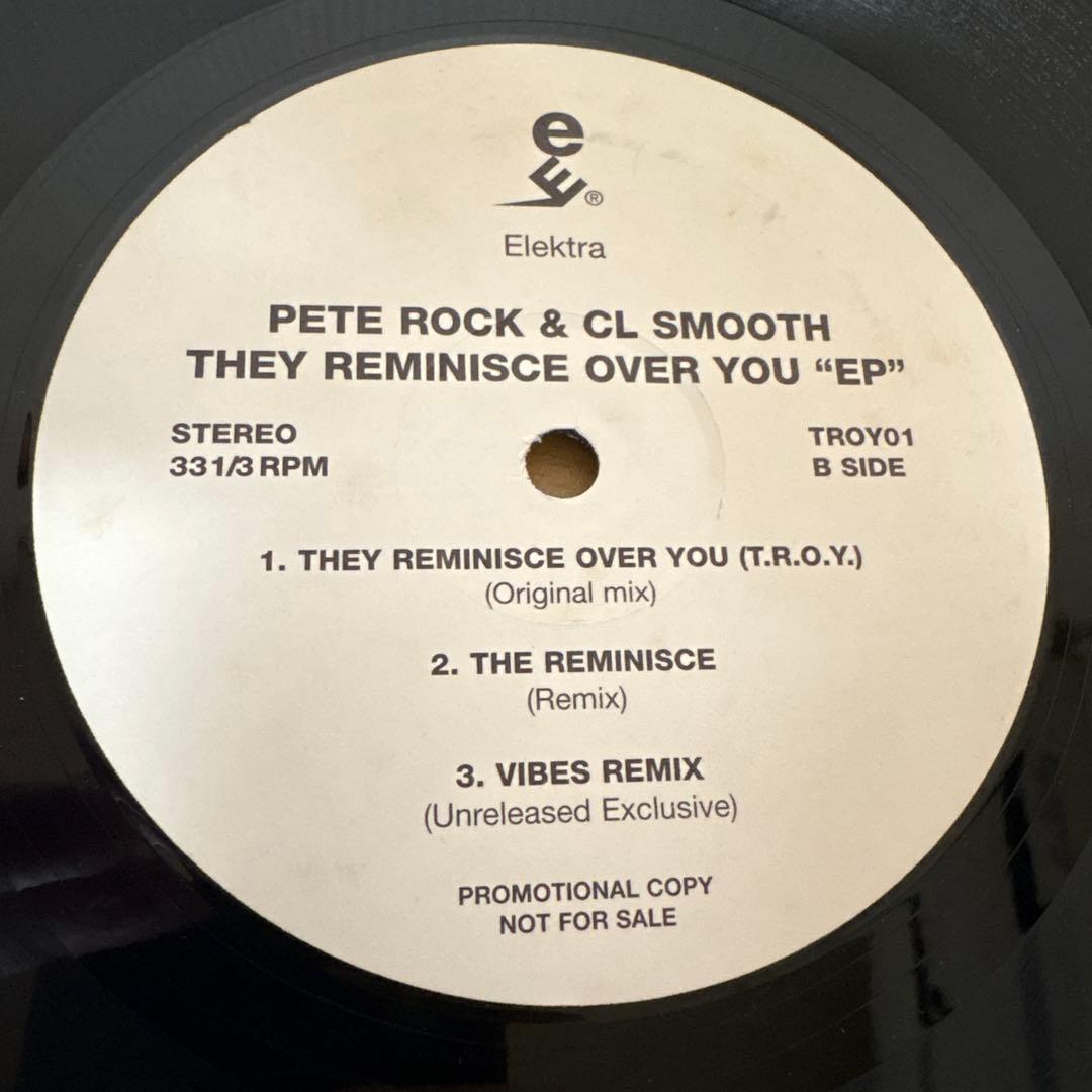 Pete Rock & CL Smooth - They Reminisce Over You EP Vinyl 12" Promo Hip Hop