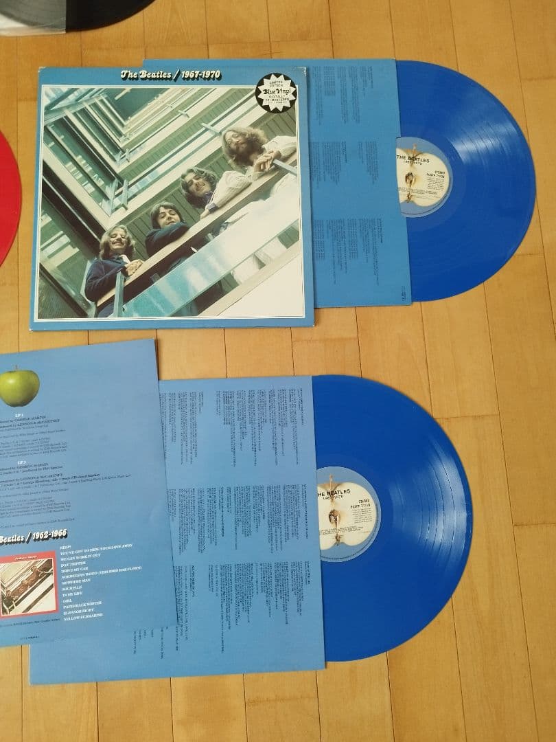 The Beatles 1962-1966 & 1967-1970 Red & Blue Vinyl 2LP Sets Japan Pressing