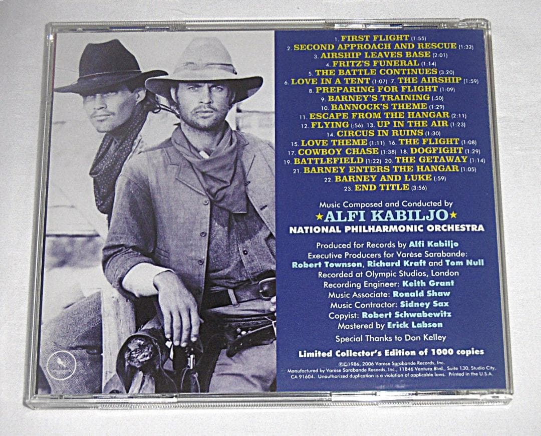 Alfi Kabiljo Sky Bandits Soundtrack CD Japan Limited Edition with OBI 2006